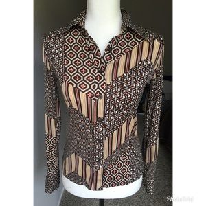 1970 Vintage Style Button Down Shirt